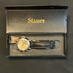 Stauer 1944 Ritorno Men's Automatic Watch 27 Jewels W/ Box *Runs*